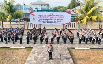 Upacara Hari Kesaktian Pancasila Tahun 2026 di Halaman Mapolda Sulut